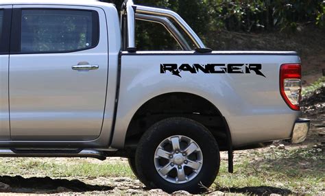 Ford Ranger 2pcs Side Stripe Body Decal Vinyl Graphics Sticker Logo