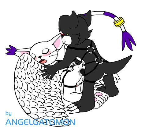 Rule 34 Anal Anal Sex Angel Wings Angelgatomon Angelgato Angelgatomon Artist Ass Balls