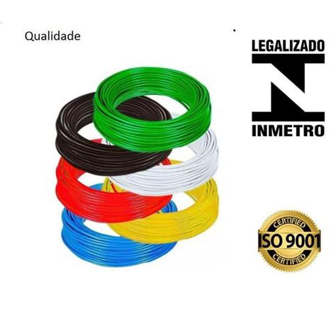 Metro De Cabo Flex Vel Mm Bwf V Cobre Nu Classe Pvc Antichama