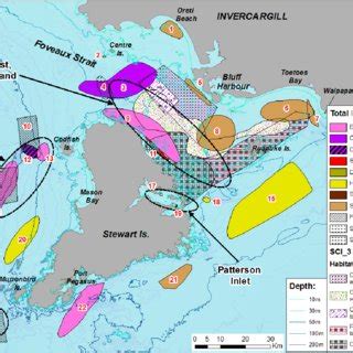 Foveaux Strait and Stewart Island LEK map (Region N of Figure 3). Each ...