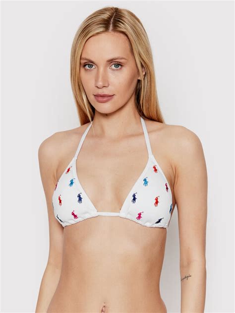 Polo Ralph Lauren Haut De Bikini 21254330 Blanc Modivo Fr