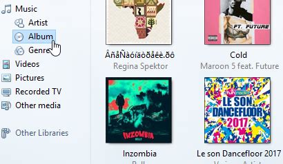 how to change the album art on windows media player