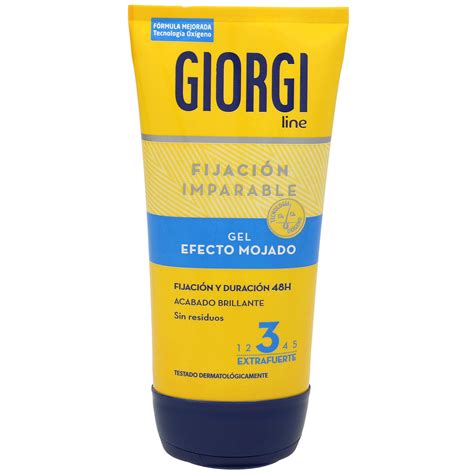 Giorgi Line Gel Fijador Efecto Mojado Extrafuerte Brillante Tubo Ml