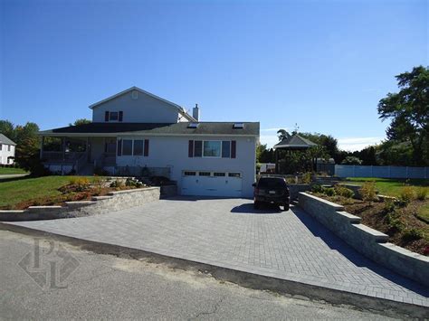 Custom Inground Pools And Permeable Paver Driveway In Portsmouth RI