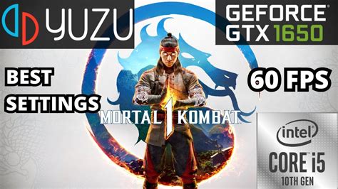 MORTAL KOMBAT 1 Test en YUZU y Configuración 60 FPS en GTX 1650 i5