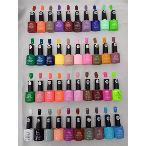 Kit Esmaltes Em Gel De Ml Cores Sortidas Led Uv Esmaltes