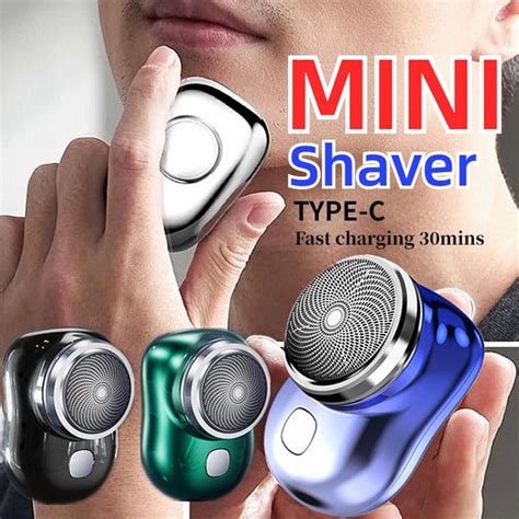 Mini Electric Travel Shaver For Men Pocket Size Washable Electronic