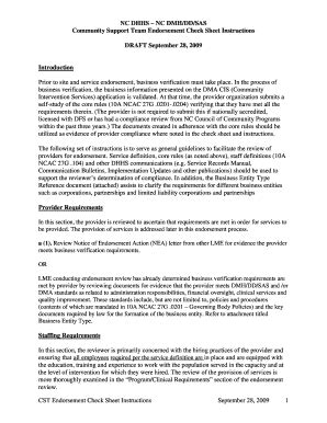 Fillable Online Ncdhhs Nc Community Support Team Providers Form Fax