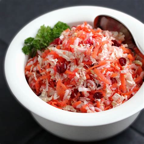 Fresh Carrot Cranberry Salad Vegan Low Carb So Simple Gluten Free Sugar Free Recipes