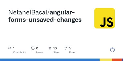 Github Netanelbasal Angular Forms Unsaved Changes