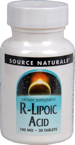 Source Naturals R Lipoic Acid 100 Mg 30 Tablets Frys Food Stores