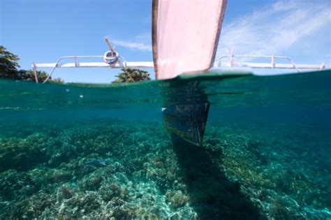 Kapal Nelayan Tradisional Indonesia Di Pulau Sipadan Foto Stok Unduh