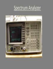 Understanding Spectrum Analyzers: Types and Components | Course Hero