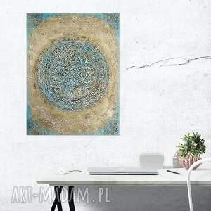 Mandala Abstrakcja Obraz R Cznie Malowany Art Madam Pl