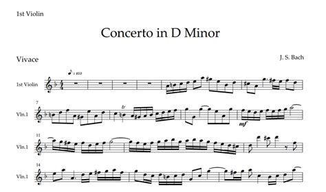 Bach Double Concerto Free Sheet Music And Video Play Alongs Arranged For 2 Violins And Piano