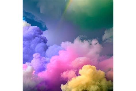 Rainbow Cloud Background Graphic by Craftable · Creative Fabrica