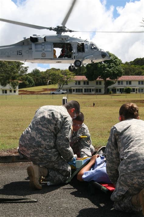 Tripler S Staff Care For Mock Casualties During Mascal Exercise