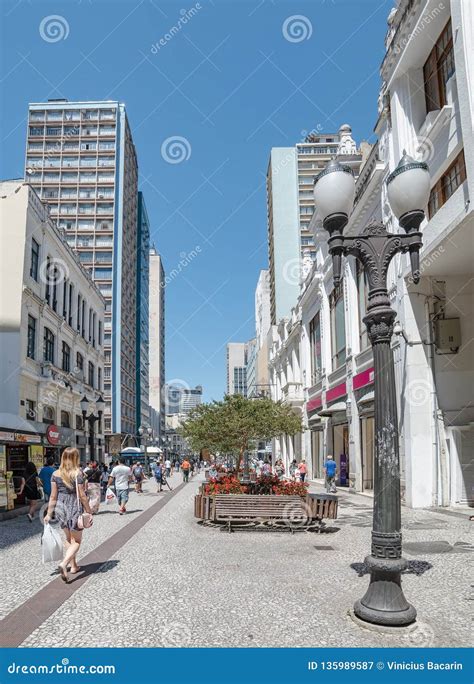 Rua Das Flores - Curitiba PR, Brasil - Rua Das Flores Editorial Photography - Image of ...