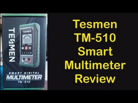 Tesmen TM 510 Smart Multimeter Review 149 YouTube