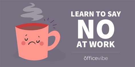 Learn How To Say No At Work