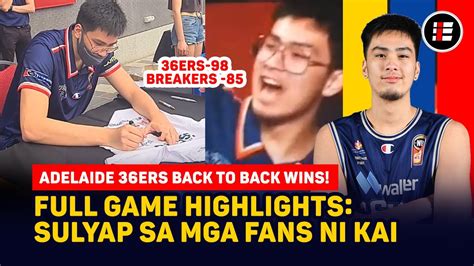 36ERS GAME 4 FULL GAME HIGHLIGHTS SULYAP KAY KAI SOTTO SIGNING SESSON