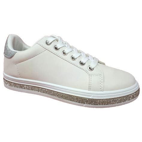 Venta Tenis Blanco Para Dama En Stock