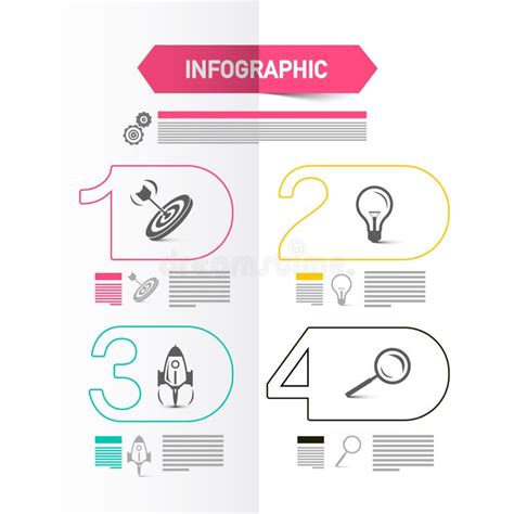 Modern Infographic Layout Creative Web Presentation Nine Steps Vector Infographics Design