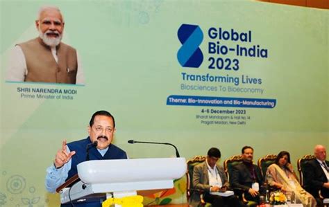 Dr Jitendra Singh Inaugurates Rd Global Bio India Mega Event Keekli