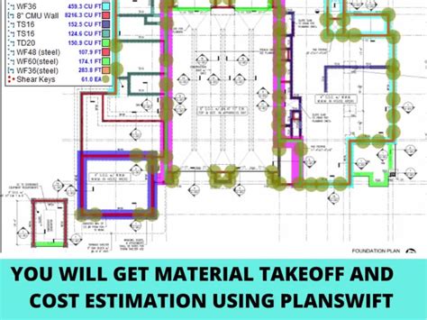 Material Takeoff And Cost Estimation Using Planswift Upwork