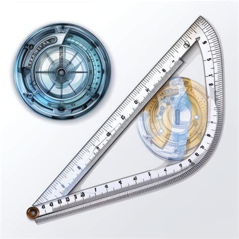 Premium Ai Image Mastering Precision A Guide To Ruler And Protractor Accuracy By Hand