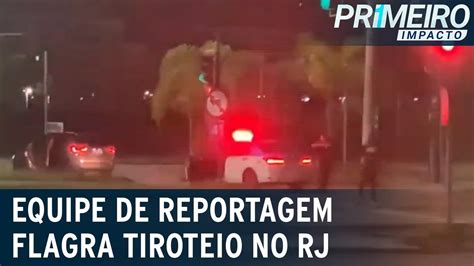 Reportagem Do SBT Flagra Tiroteio Na Barra Da Tijuca RJ Primeiro