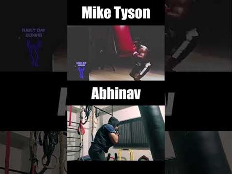 Mike Tyson Heavy Bag Combo Mma Indian Martial Artist Abhinav