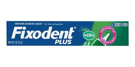 Fixodent Plus Scope 57g Denture Adhesive Cream Scope Mercadolivre