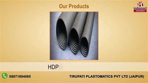 Hdpe Black Dwc Sewerage And Drainage Pipe Mm Id For Construction