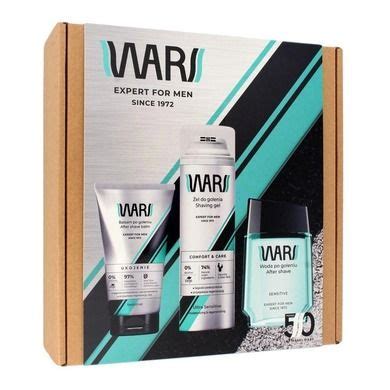 Wars Expert For Men Sensitive Zestaw Woda Po Goleniu 90 Ml Pianka