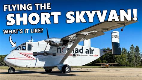 Flying the STRANGEST-LOOKING PLANE EVER? Short Skyvan in Innisfail ...