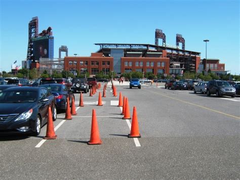 Citizens Bank Park Parking Cones - MLB Ballpark Guides