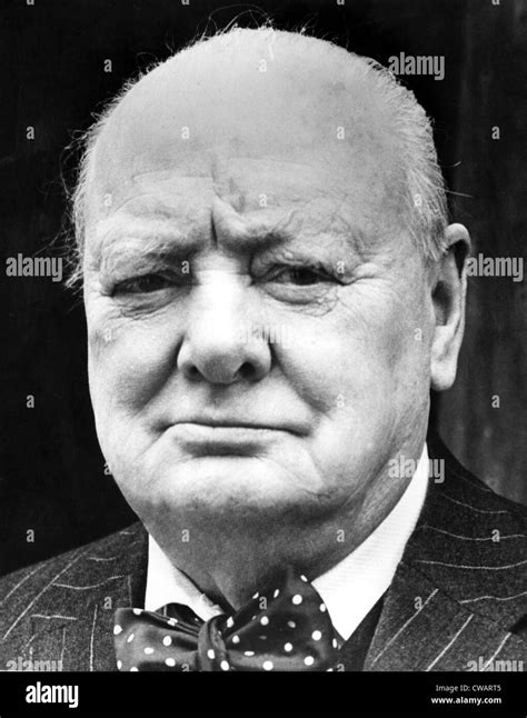 British Prime Minister Winston Churchill 1874 1965 Hi Res Stock