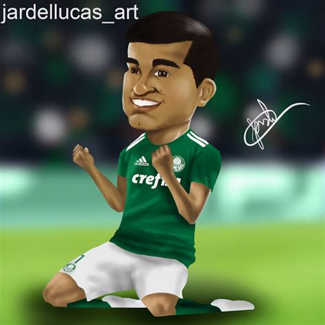 Caricatura Do Atacante Dudu