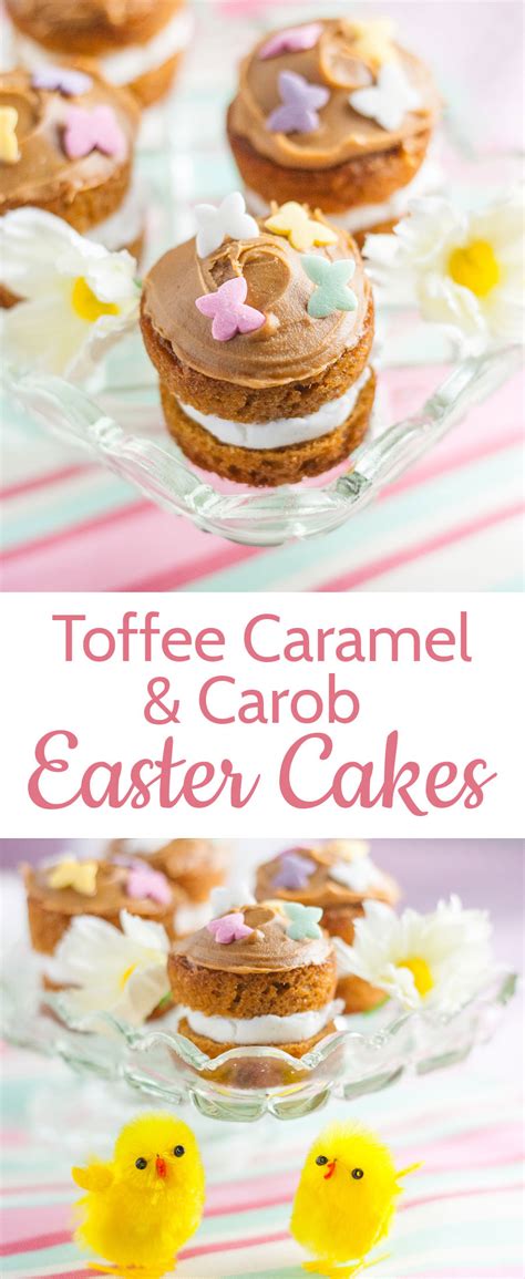 Recipe Toffee Caramel Mini Easter Cakes Helens Fuss Free Flavours