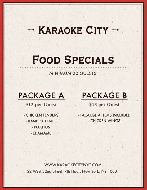 VIP Packages – Karaoke City NYC