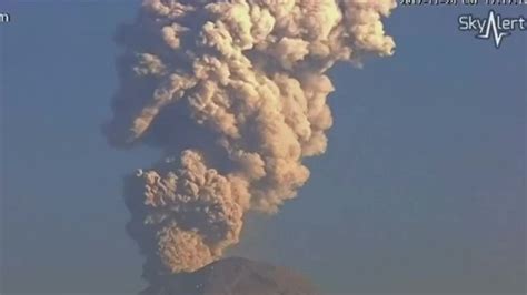 Mexico Volcano Erupts Shooting Ash And Smoke Into The Air