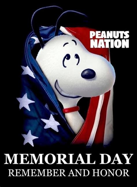 Memorial Day Quotes Memorial Day Flag Happy Memorial Day Snoopy