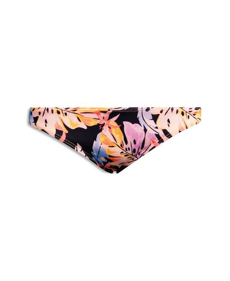 Womens Printed Classic Bikini Briefs In Orange Tropic Superdry Uk