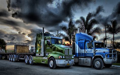 Hd Wallpaper Powerful Trucks