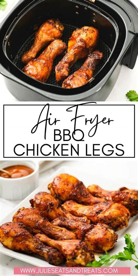 Air Fryer Bbq Chicken Legs Julie S Eats And Treats