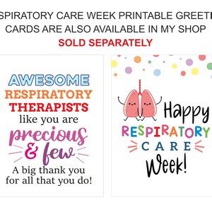 Happy Respiratory Care Week Banner Printable Orange And Blue