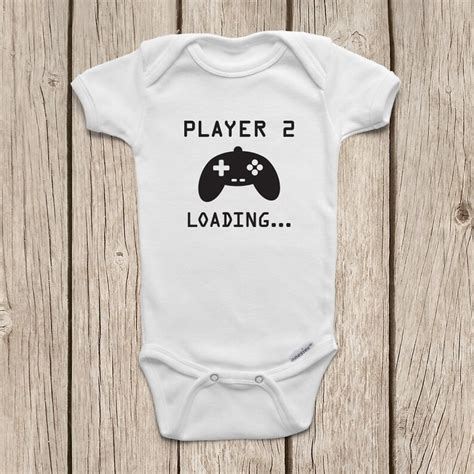 Player 2 Loading Gamer Pregnancy Announcement ONESIE Etsy