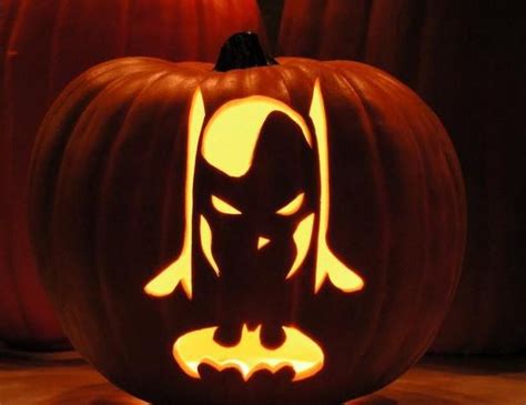 Batman Pumpkin Carving Design Halloween Pinterest Batman Pumpkin