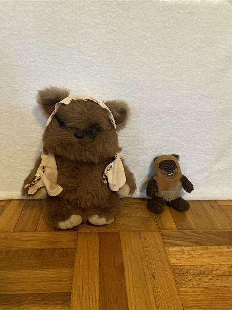 Vintage Star Wars Ewok Wicket Plush Dolls Kenner S Lot Of Ebay